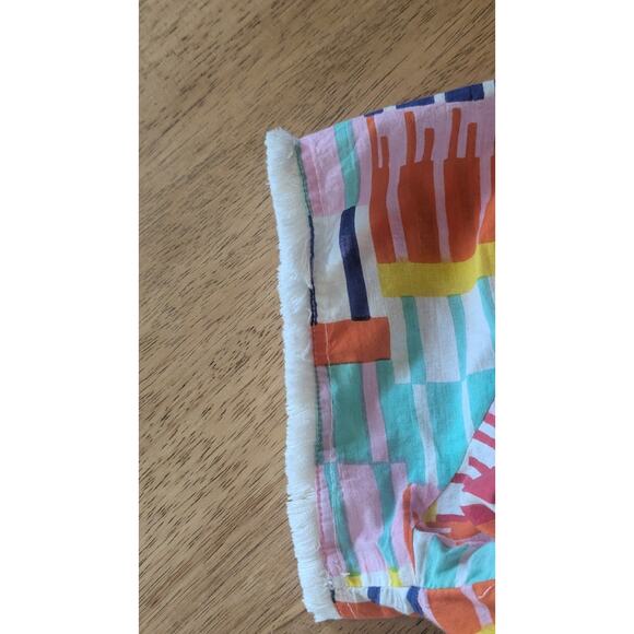 Thml Swing Dress Size M Spring Summer Beachy Colorful Coastal Tropical Cotton - Picture 8 of 8